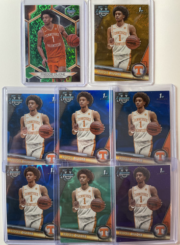 2023 24 Bowman U Chrome Freddie Dilione Gold Refractor 50+ Blue 199 Aqua 299 (x7) (1).1