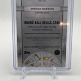 2023 24 Topps Royalty Jordan Hawkins Round Ball Relics Blue Rookie 25 (2)