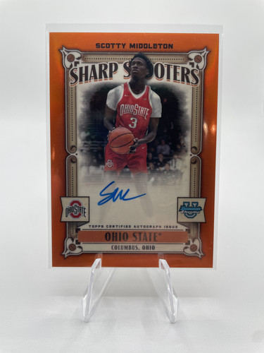 2023 24 Bowman U Chrome Scotty Middleton Sharpshooters Orange Auto 25 (1).1