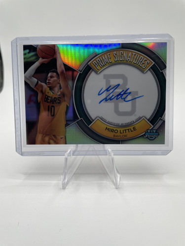 2023 24 Bowman U Chrome Miro Little Shooter Orange Auto 25 + Prime 50 Set (x3) (4).1