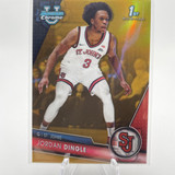 2023 24 Bowman University Chrome Jordan Dingle Gold Refractor 50 (1)