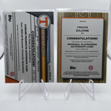 2023 24 Bowman U Chrome Freddie Dilione Refractor Auto 250 + Playmakers Auto SP (2)
