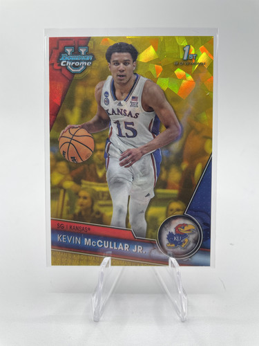 2023 24 Bowman U Chrome Kevin McCullar Jr Green Sapphire 99 Yellow 75 Blue +++ (6).1