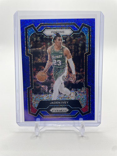 2023 24 Panini Prizm Jaden Ivey Blue Sparkle Prizm 144 (1).1