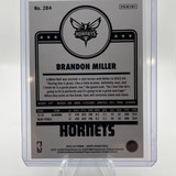 2023 24 Panini NBA Hoops Brandon Miller Tribute Purple Border Rookie SP #284 (2)
