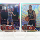 2023 24 Topps McDonald's Chrome Ron Holland Swirl Refractor 175 + Aqua 199 (1)