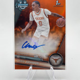 2023 24 Bowman University Chrome Chris Johnson Orange Refractor Auto 25 (1)