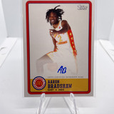 2023 24 Topps Mcdonald's Chrome Aaron Bradshaw Gameday Paper SP Auto