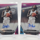 2023 24 Topps Chrome Chris Livingston Certified Rookie Auto #CRA CL Set (x2) (1)