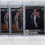 2023 24 Panini Hoops Winter Victor Wembanyama Tribute + Base Rookie Set (x3) (1)