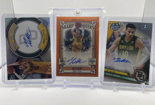 2023 24 Bowman U Chrome Miro Little Shooter Orange Auto 25 + Prime 50 Set (x3) (1).1