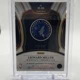 2023 24 Panini Select Leonard Miller Silver Prizm Rookie Signatures Auto 249 (2)