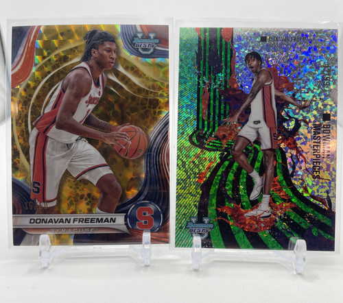 2024 25 Bowman U Chrome Donavan Freeman Gold Refractor 50 Green 99 Set (x8) (8).1