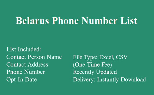 Belarus Phone Number List.2