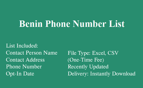 Benin Phone Number List.2