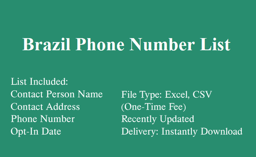 Brazil Phone Number List.2