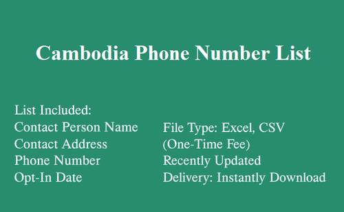 Cambodia Phone Number List.2
