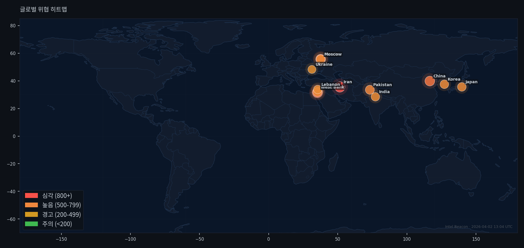 Global Threat Heatmap