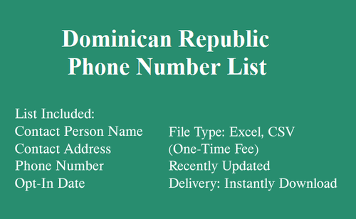 Dominican Republic Phone Number List.png