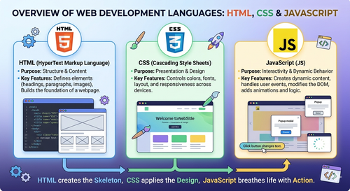 Overview of Web Development Languages HTML, CSS, and JavaScript.png