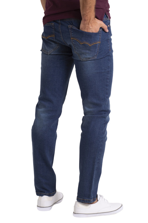 Mens Slim Fit Stretch Jeans skinny denim Pants.jpg