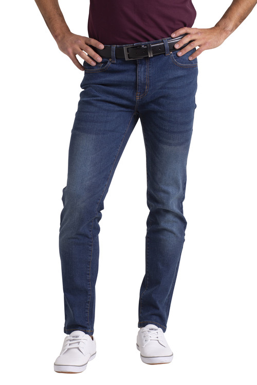 Mens Slim Fit Stretch Jeans skinny denim Pants.jpg