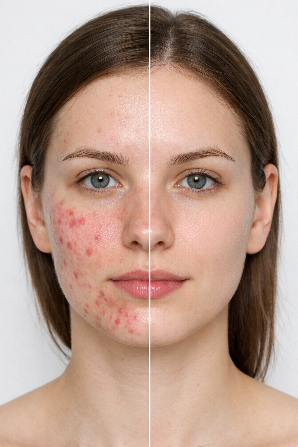 Результат ФДТ — лечение акне до и после