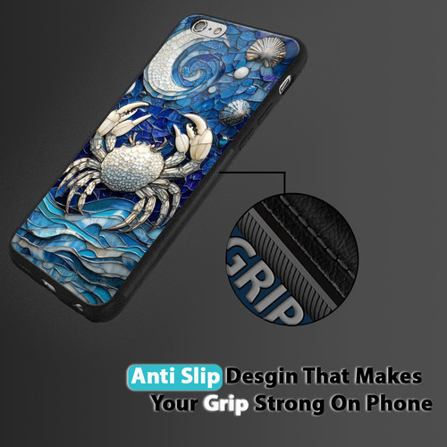 Cancer Mosaic Stained Glass Gentle Crab Astrology Artwork.jpg