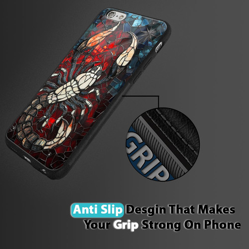 Scorpio Mosaic Stained Glass Mysterious Scorpion Astrology Art.jpg