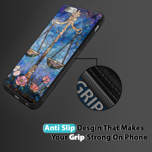 Libra Mosaic Stained Glass Balanced Scales Zodiac Decor.jpg