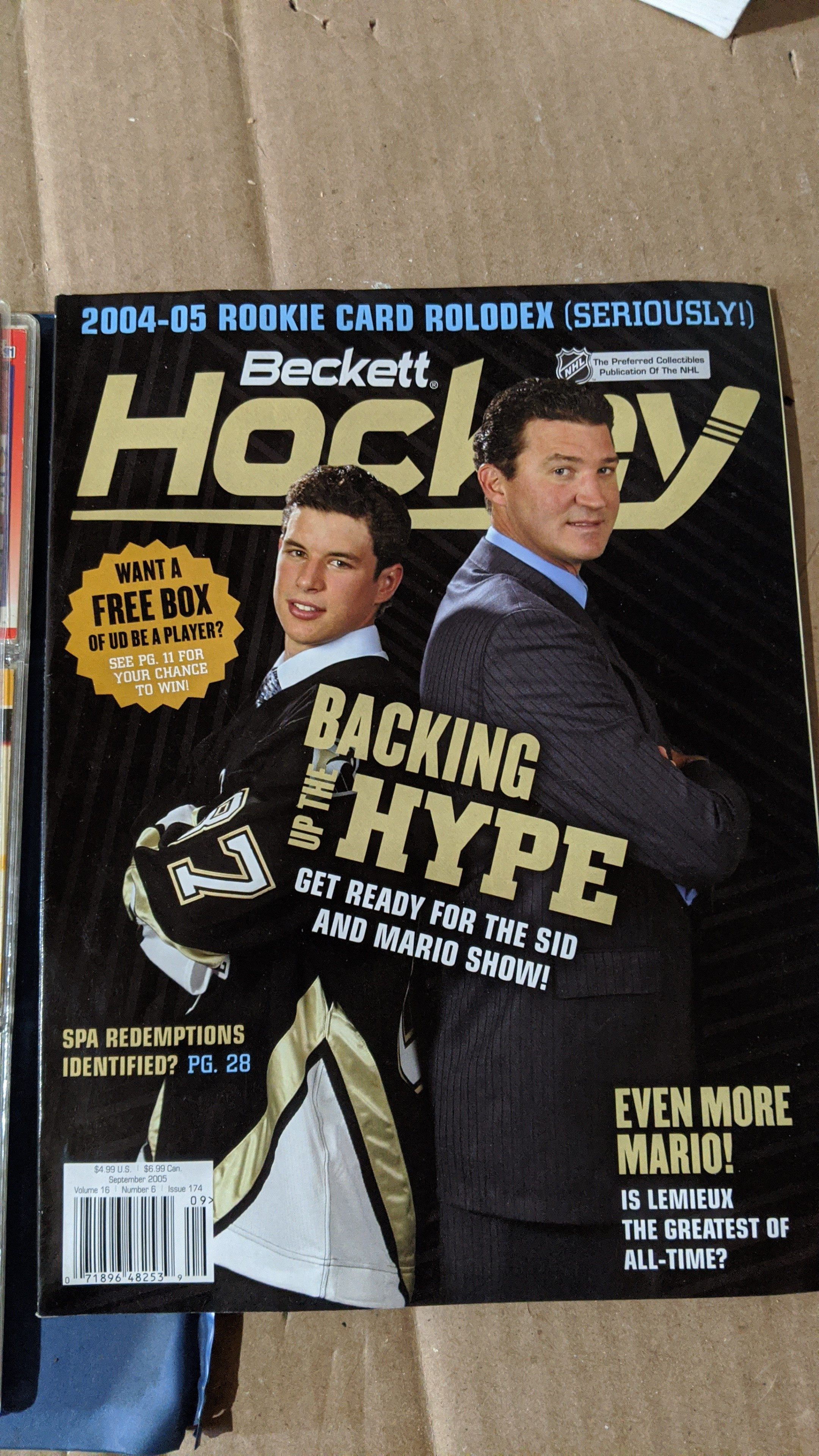 1984 THN cover story on Mario Lemieux. “Can he salvage the
