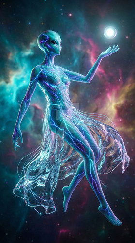 celestial luminescent alien in deep space nebula by keoai dl9gltk fullview.jpg
