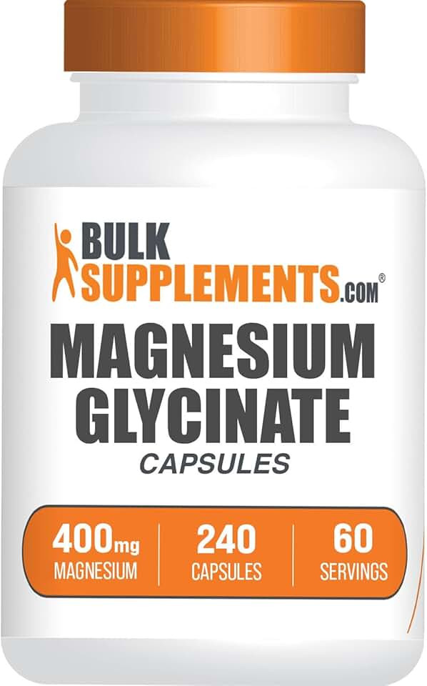 BulkSupplements.com Magnesium Glycinate Capsules