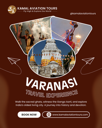 Brown and White Varanasi Tour and Travel Agency Instagram Post.png