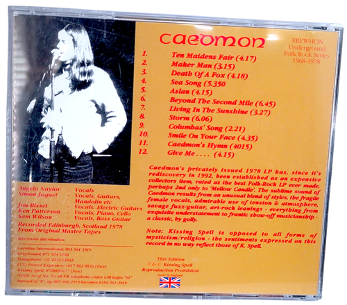 Caedmon Music Cd Underground Folk Rock.png