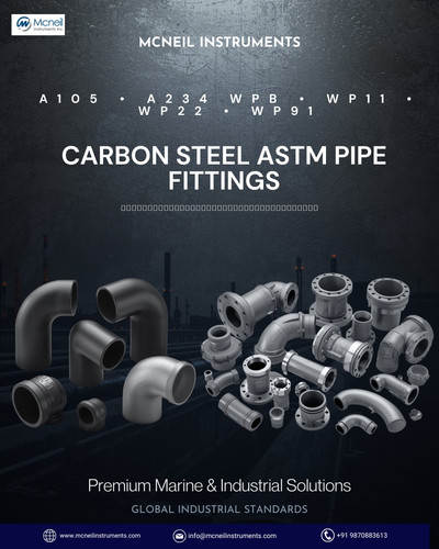 Carbon Steel ASTM Pipe Fittings Manufacturer & Supplier | Mcneil Instruments.jpg