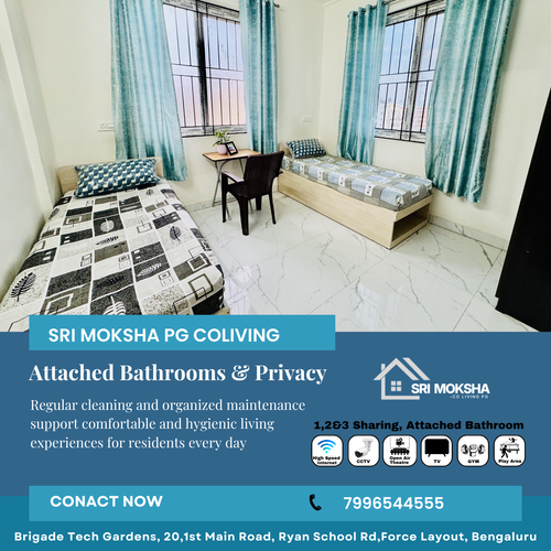 Comfortable and hygienic facilities improve resident satisfaction and convenience.