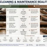 cleaning maintenance hydraulic vs drawer beds