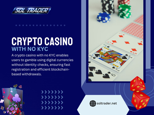 Jumping into a new kind of platform always brings a mix of curiosity and caution. That’s especially true with a Crypto Cas!no With No KYC setup. On one hand, it promises speed, privacy, and fewer barriers. On the other, it raises a quiet question in the background—how to actually use it without stepping into avoidable risks.

Read Our Blogs:
https://6a018a97c3008.site123.me
https://soltraderkyc.tumblr.com
https://soltrader.wixsite.com/soltrader

More Links:
https://heylink.me/soltrader
https://www.flickr.com/people/soltrader
https://twitback.com/soltrader