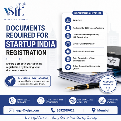 Documents Required for Startup India Registration - VS IPR & LEGAL ADVISOR.png