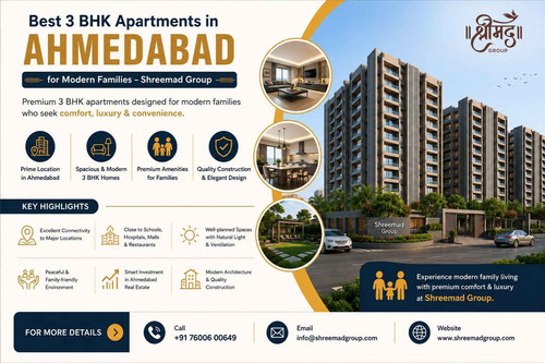 Best 3 BHK Apartments in Ahmedabad for Modern Families Shreemad Group.jpg