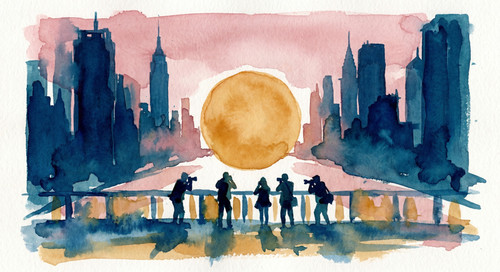 manhattanhenge 42nd walk tudor city to hudson river 01.jpg