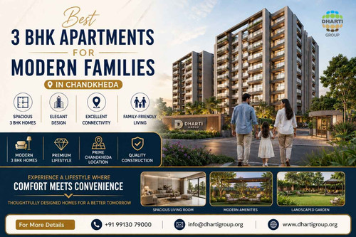 Best 3 BHK Apartments for Modern Families in Chandkheda Dharti Group.jpg