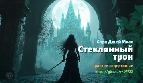 Читать краткий пересказ книги Сары Маас «Стеклянный трон». Стеклянный трон, Маас, краткое содержание.jpg