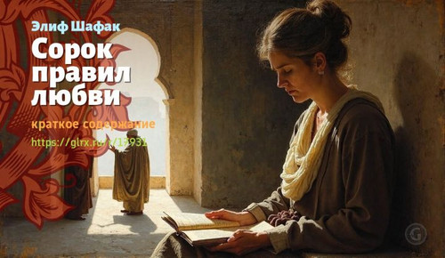 Читать краткий пересказ книги Элиф Шафак «Сорок правил любви». Сорок правил любви, Шафак, краткое со.jpg