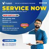 ServiceNow Online Training – New Batch Starts April 13