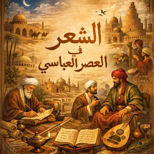 صورة للشعر في العصر العباسي الأول.webp