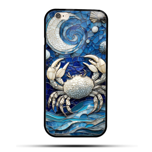 Cancer Mosaic Stained Glass Gentle Crab Astrology Artwork.jpg