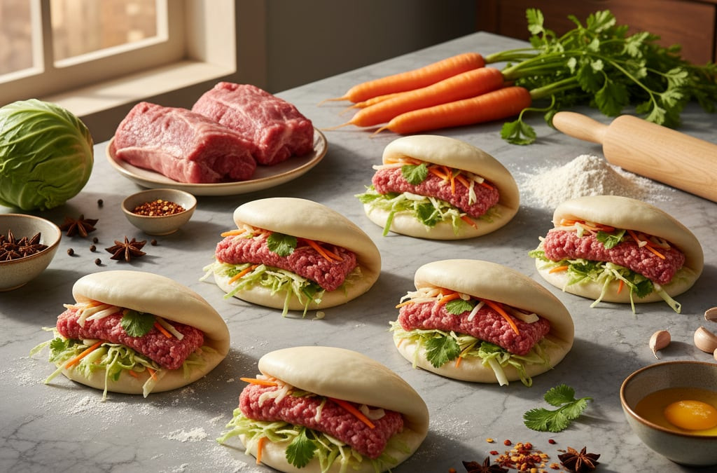 My Secret for Unbelievably Juicy Stuffed Buns (They're Not Cooked!)