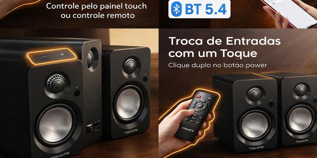 Caixas de Som 2.0 90w - miniatura 7